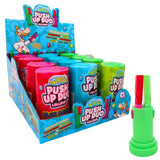 Crazy Candy Factory Push Up Duo Lollipop 124g - 12 Count