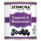 Jesmona Liquorice & Blackcurrant 250g Tins - 12 Count