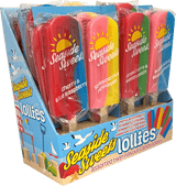 Rose Seaside Ice Cream Lollipops - 24 Count