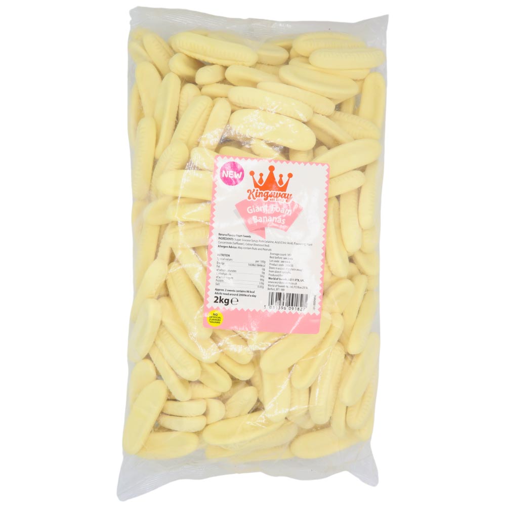 Kingsway Giant Foam Bananas - 2kg