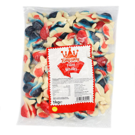Vidal Jelly Filled Whales - 1kg