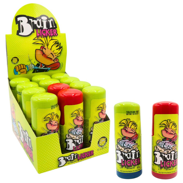 Hannahs Brain Licker Blue Raspberry & Sour Strawberry 60ml - 12 Count