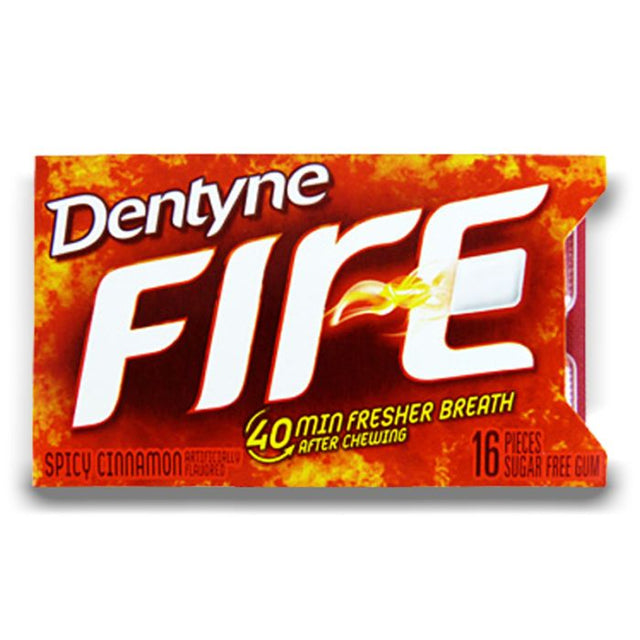 Dentyne Fire Chewing Gum - 9 x 16 Count