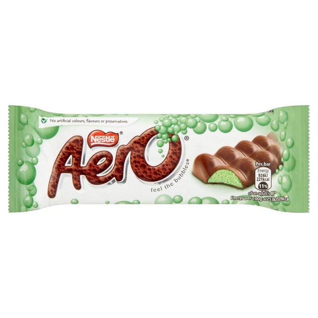 Nestle Aero Peppermint Mint Chocolate - 24 Count *BBD 10/26*