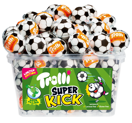 Trolli Super Kick Football 3D Candy - 60 Count