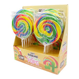 Candy Realms Large Round Lollipop 125g - 12 Count