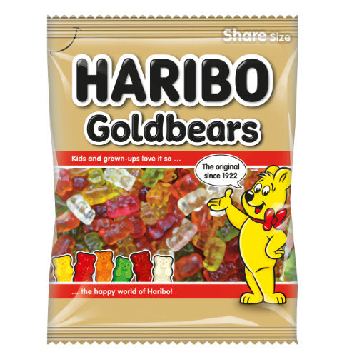 Haribo Gold Bears 160g Bag - 12 Count