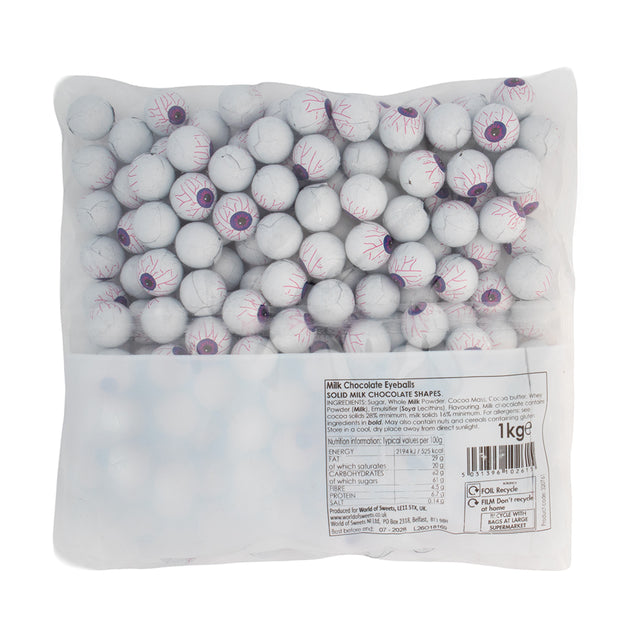 Milk Chocolate Halloween Eyeballs - 1kg