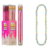 PMS XXL Candy Necklaces Blister Card 80cm - 24 Count