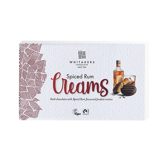 Whitakers Spiced Rum Creams 150g - 14 Count