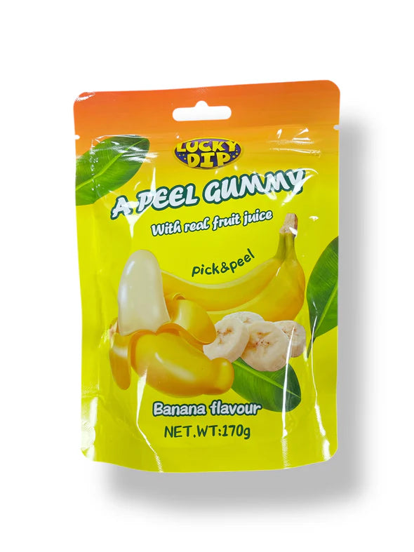 Pick & Peel Banana Fruit Gummies 170g - 10 Count
