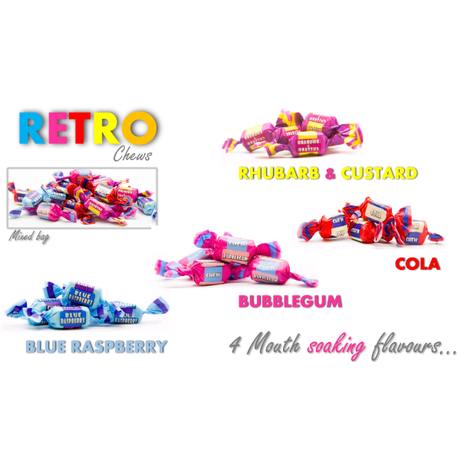 Real Candy Co Retro Assorted Chews Mix - 3kg