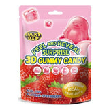 3D Strawberry Surprise Peel & Reveal Gummies 75g - 10 Count
