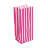 Pink Striped Pick 'n' Mix Bags - 500 Count
